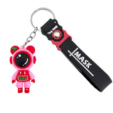 KEYRING 1s ASTRONAUT W/RUBBER BAND