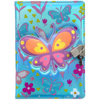 BTS NOTE BOOK 21X14CM ASST BUTTERFLY PIC
