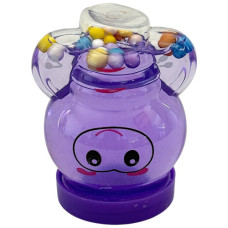 TOY SLIME MINI GLITTER W/BEADS ASST COL