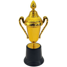 TROPHY PL CUP 17.5CM GOLD W/DESIGN