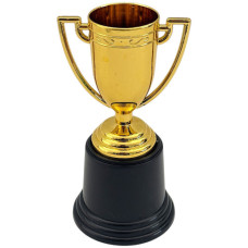 TROPHY PL CUP 13CM GOLD W/BASE