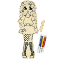 CRAFT WOODEN BOARD ASST W/COL PENS+STAND CRAFT WOODEN BOARD ASST W/COL PENS+STAND