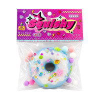 TOY SQUISHY DOUGHTNUT ASST COL+BALLS TOY SQUISHY DOUGHTNUT ASST COL+BALLS