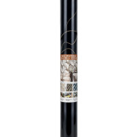SELF ADHESIVE ROLL BLK W/GOLD LINES