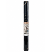 SELF ADHESIVE ROLL BLK W/GOLD LINES SELF ADHESIVE ROLL BLK W/GOLD LINES