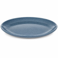 CER PLATE 27CM RND BLUE AND WHITE