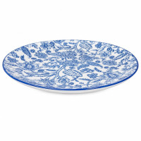 CER PLATE 26.5CM BLUE&WHI FLOWER DESIGN CER PLATE 26.5CM BLUE&WHI FLOWER DESIGN