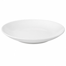 CER PLATE 25.5CM PLAIN WHITE
