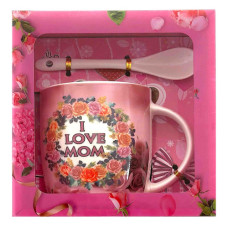 MDAY MUG GIFT SET 2PC W/SPOON IN BOX