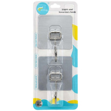 HOOK SET 2PC HANGING METAL SQR