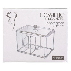 PL COSMETIC ORGANISER 4DIV 14.5X9.5CM