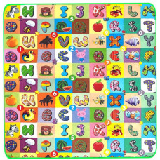 MAT KIDS 180*200 2 SIDED ASST PRINTS