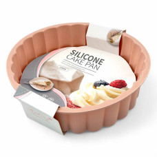 SILICONE CAKE PAN ROUND ASST COLOURS