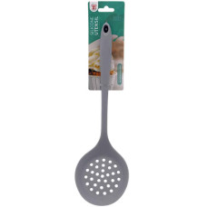 SILICONE SPOON COLANDER/SLOTTED 33CM