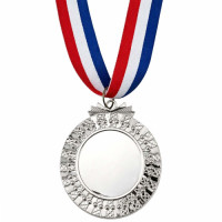 MEDAL SILVER W/RIBBON RND MEDAL SILVER W/RIBBON RND