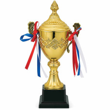 TROPHY METAL CUP 30CM GOLD