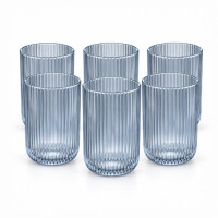 GLW TUM 6s CLEAR W/LINES 6X280ML GLW TUM 6s CLEAR W/LINES 6X280ML