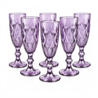 GLW WINE GLASS 6s CLEAR BLK W/DESIGN GLW WINE GLASS 6s CLEAR BLK W/DESIGN