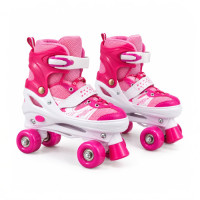 ROLLER SKATES POWER SUPERB 38-41 PINK/WH ROLLER SKATES POWER SUPERB 38-41 PINK/WH