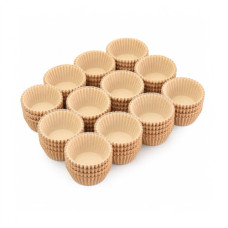 PAPER BAKING CUP 100s BRWN IN PL BOX MED