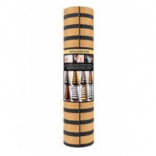 WALL STICKER BLK W/L.BRWN WOOD LINES