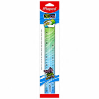 BTS RULER 30CM MAPED TWIST AND FLEX 1s
