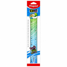 BTS RULER 30CM MAPED TWIST AND FLEX 1s