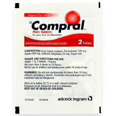 COMPRAL 2s 500MG PARACETAMOL