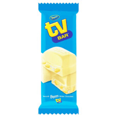 CHOC BEA 80g TV BAR WHITE 1s