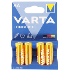 BTY VARTA AA ALKALINE 4s LONGLIFE 30%