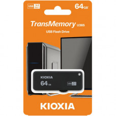 USB FLASH 64GB KIOXIA BLACK USB 3.2 U365