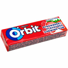 ORBIT STRAWBERRY 14g SUGARFREE 1s