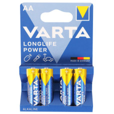 BTY VARTA AA ALKALINE 4s LONG LIFE POWER