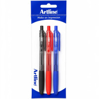 BTS PEN 3s ARTLINE GEL RED/BLK/BLU J-POP