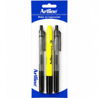 BTS PEN/HIGHLIGHTER SET 3PCS ARTLINE