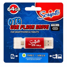 USB FLASH OTG 64GB SCRIPTO DUAL USB 2.0