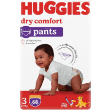 HUGGIES PANTS NO:3 68s 6-11KG JUMBO PACK