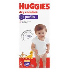 HUGGIES PANTS NO:5 50s 12-17KG JUMBO PCK