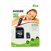 MICRO SD  8GB BASELINE CLASS 4