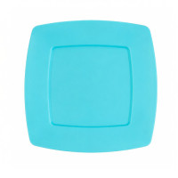 PL PLATE SQR 23CM ASST COLOURS PL PLATE SQR 23CM ASST COLOURS