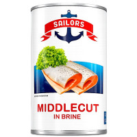 SAILORS MIDDLECUT IN BRINE 400g
