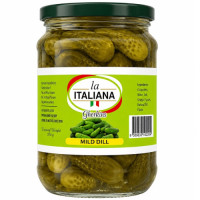 LA ITALIANA GHERKINS MILD DILL 680g