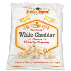 POPCORN STANTON BIGGLEY WHT CHEDDAR 45g