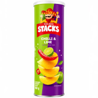 CHIPS STACKS CHILLI & LIME 95g CHIPS STACKS CHILLI & LIME 95g