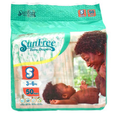 DIAPER SUNFREE 50s SMALL 3-6KG