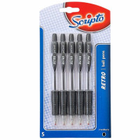 BTS PEN  5s SCRIPTO BLACK RETRO