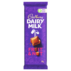 CHOC CAD 80g FRUIT & NUT 1s