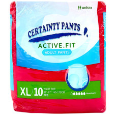 DIAPER ADULT PANTS 10s XLARGE CERTAINTY