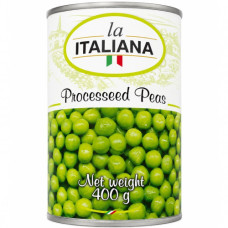 LA ITALIANA PROCESSED PEAS 400g