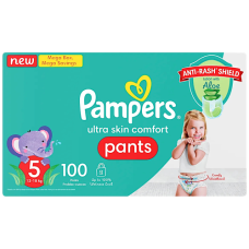 PAMPERS MEGA BOX PANTS NO:5 100s 12-18KG